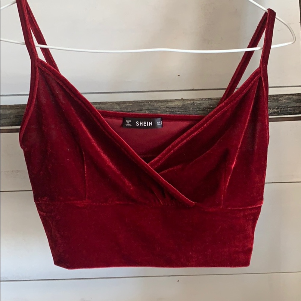 velvet going out top